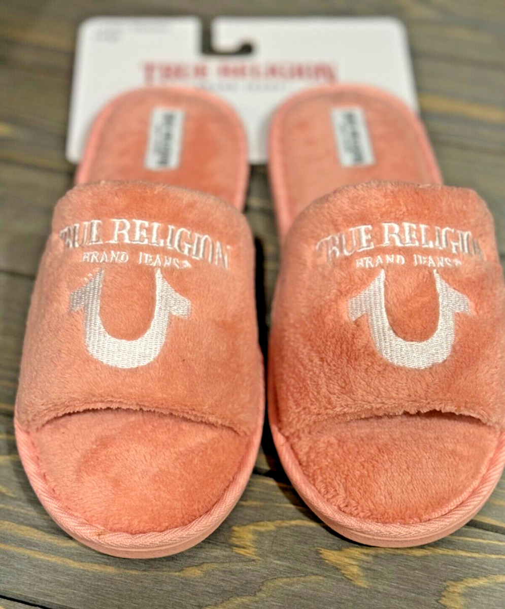 True Religion Pink Slide Slipper Sandals Size L ( 8 - 9 ) | eBay display picture 2