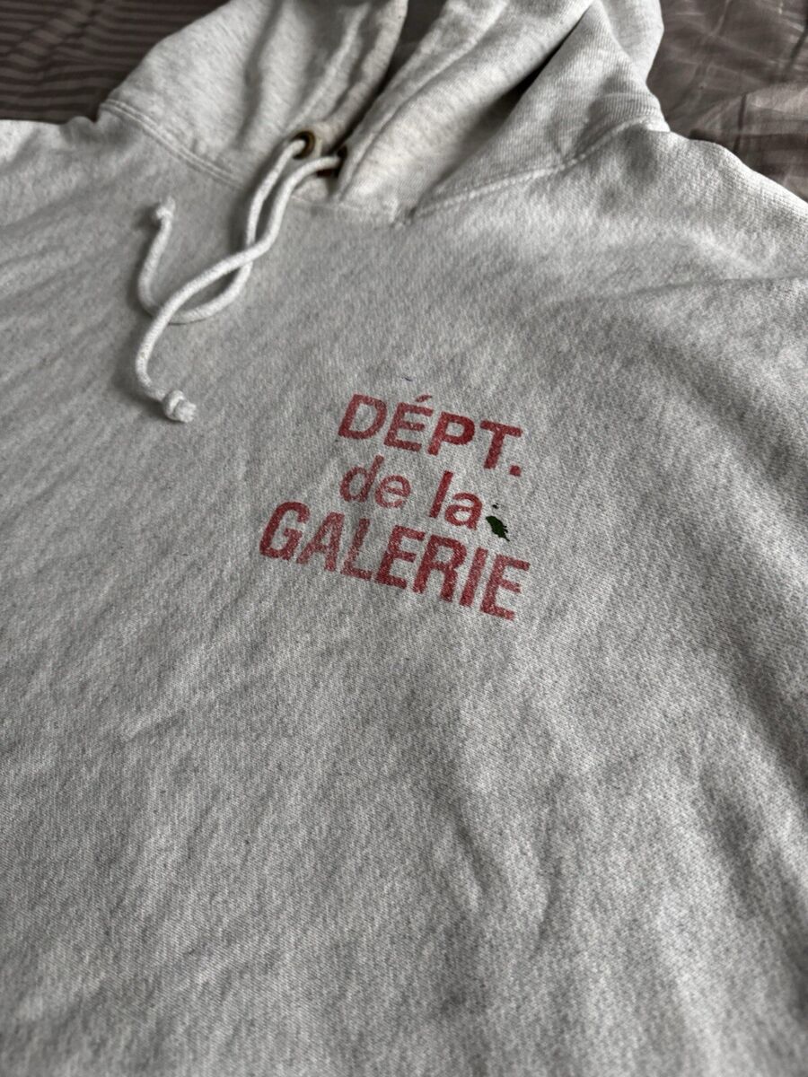 Gallery Dept. Paint Splatter Hoodie Heather Grey Size XL | eBay Gallery Dept. Paint Splatter Hoodie Heather Grey Size XL | eBay