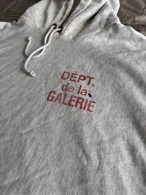 Gallery Dept. Paint Splatter Hoodie Heather Grey Size XL | eBay