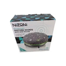 Nizoni Rechargeable Soothing Sounds White Noise Machine 7 Sound 8 Light Modes
