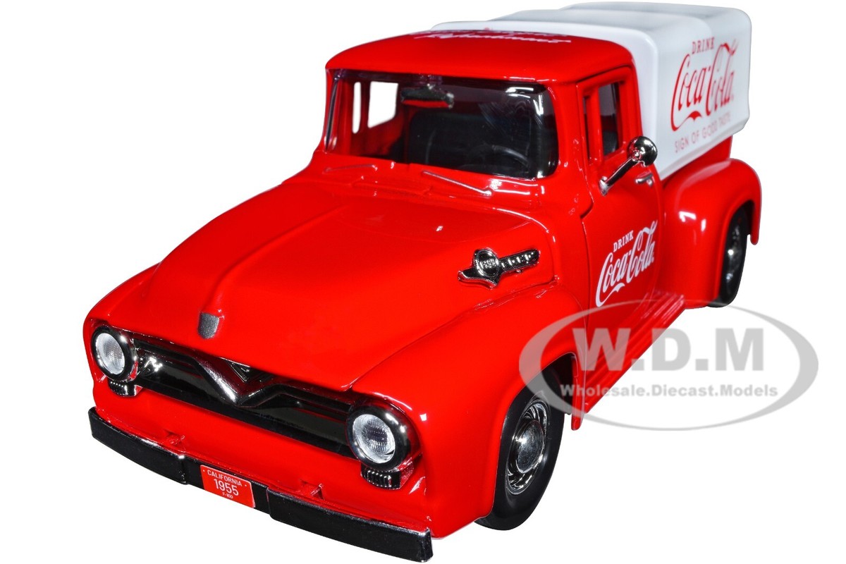 1955 FORD F-100 PICKUP RED 