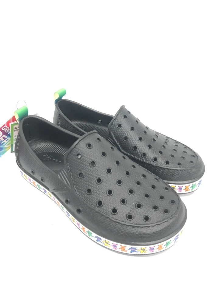 Sapato Slip On Sanuk Kid's Lil Walker Black Dancing Bears Grateful Dead 1110618Y - Imagem 2 de 4