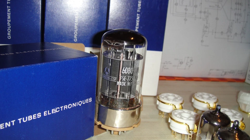 OTL amplifier 2 x 30 Watt. Circlotron, tube amplifier, 2 x Monoblocks. Revised! - Bild 4 von 4