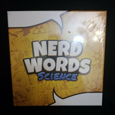 Genius Board Game Nerd Words Science SW