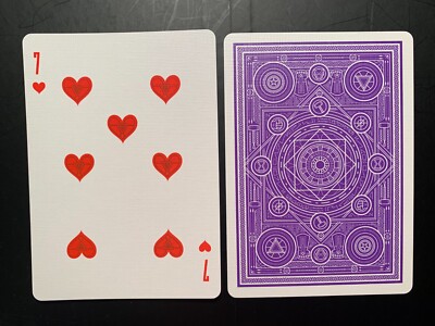 swap playing card Marvel Avengers SEVEN OF HEARTS The Infinity Saga Theory 11