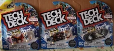 Tech Deck DC UNIVERSE BATMAN,FLASH,SUPERMAN LOT OF 3 NEW ONLY AT TARGET