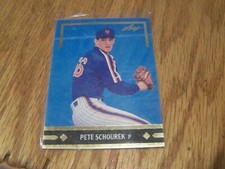 PETE SCHOUREK  1991 GOLD LEAF ROOKIES BASEBALL CARD