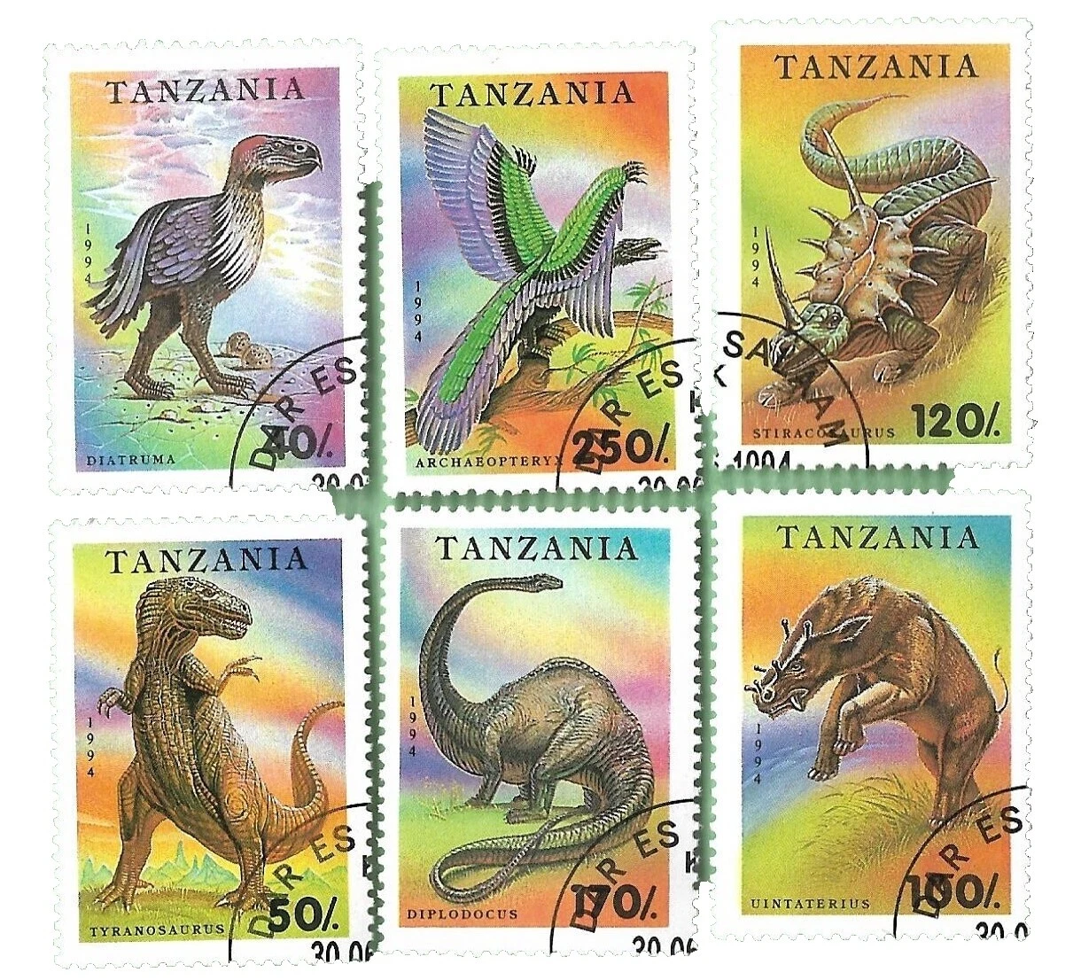 Estampillas de Tanzania usado