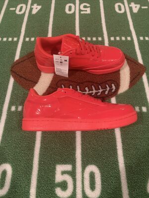 Reebok x CARDI B Classic Coated Club C Double Low Top Red