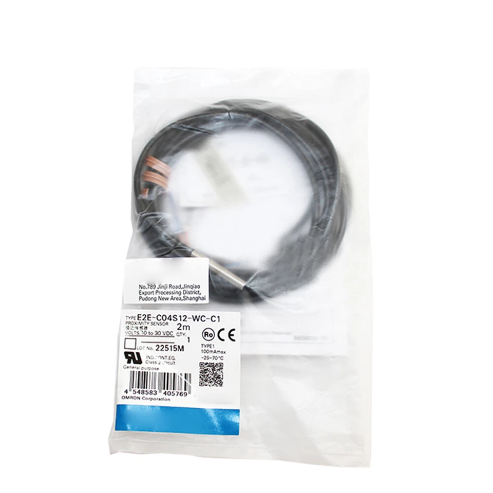 E2E-C04S12-WC-C1 For OMRON Replace E2E-CR8C1 Proximity Switch Sensor - Image 2 of 2