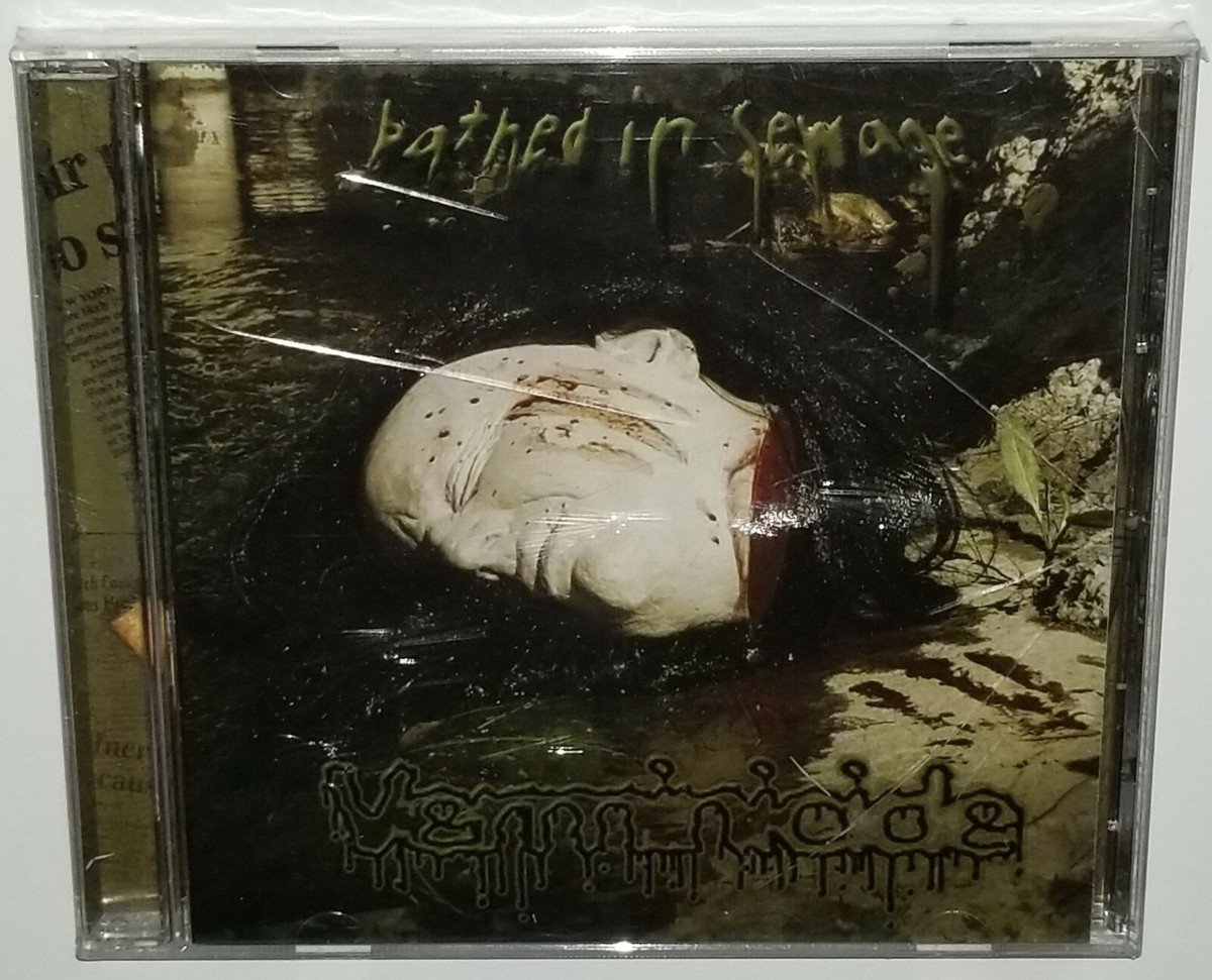 VERMINICIDE SEALED BATHED IN SEWAGE CD THRASH METAL PRIVATE DEATH