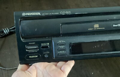 Pioneer CLD-S201 Laser Disc CD Player Turns On But For Parts Read