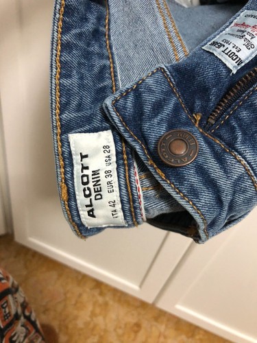 JEANS BASIC SLIM DENIM ALCOTT TG TAGLIA IT42 EU38 US28 5T3889UO NUOVO MAI MESSO - Foto 7 di 8