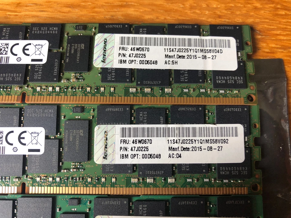 samsung Planet First IBM 64GB Total (4x16GB stick) PC3L-14900R ECC DDR3 Memory - Image 3 of 3