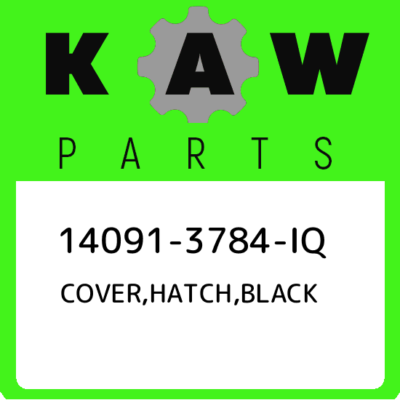 14091-3784-IQ Kawasaki Cover,hatch,black 140913784IQ, New Genuine