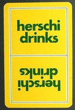 1 x Joker playing card single - Herschi Drink AD 404