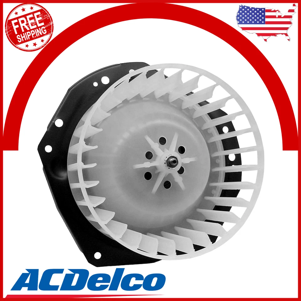 Motor y rueda soplador de climatización genuino AcDelco 15-80666 para Chevrolet GMC Oldsmobile Foto 2 de 3