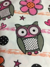 SCRUB TOP SIZES: XS, S, M, L, XL OWLS NWT NURSE MEDICAL VET CNA Dental Owl