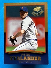 2008 Upper Deck Timeline Gold Justin Verlander #41