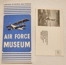 Vintage U. S. Air Force Museum Pamphlet Aerospace Eisenhower Hall Wright Pat AFB