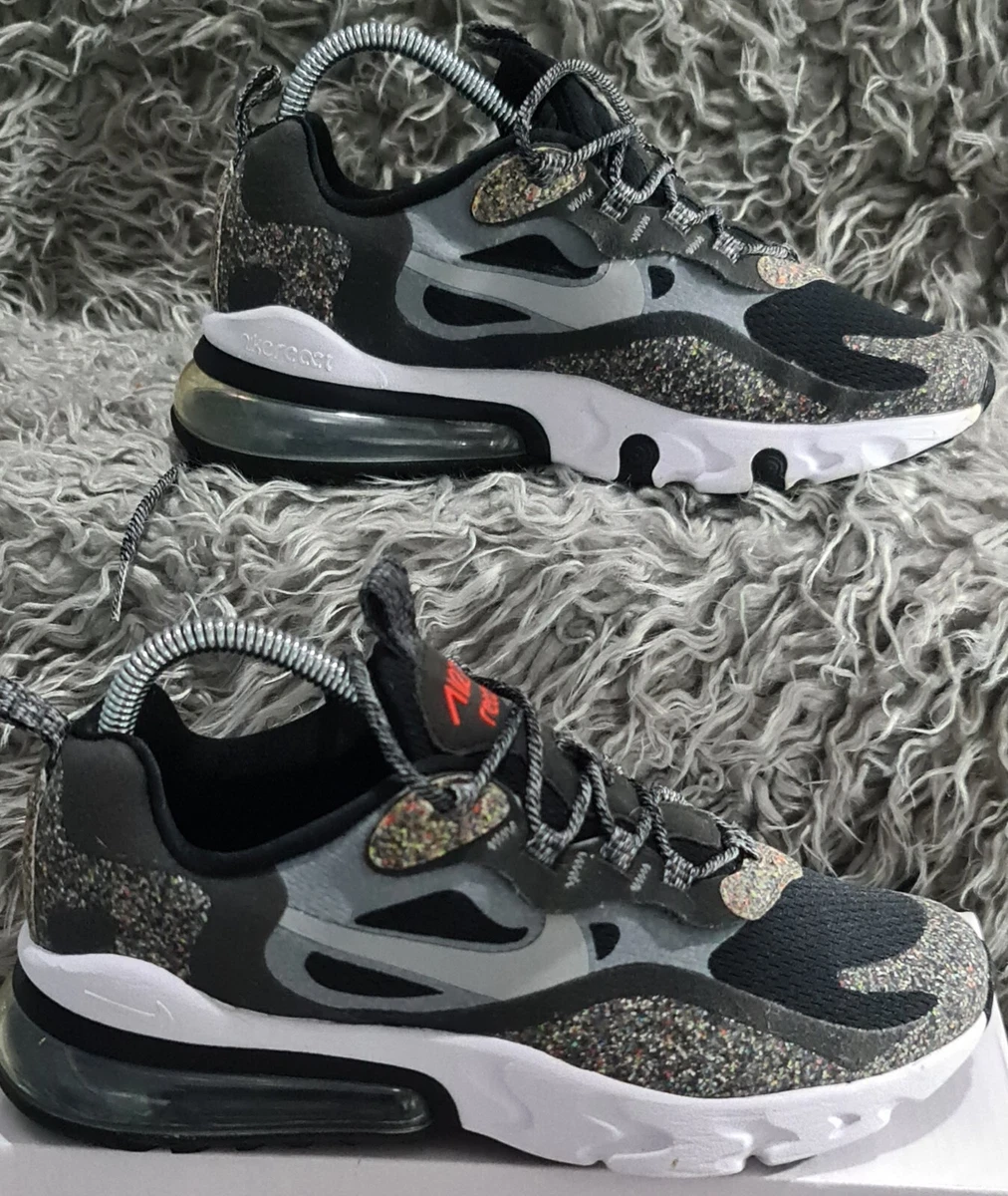 Air Max 270 React SE GS u0026#039;Grind Black Size 5/38 VGC | eBay