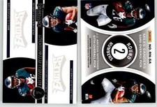 Miles Sanders J.J. Arcega-Whiteside 2019 Contenders Round Numbers Eagles RC