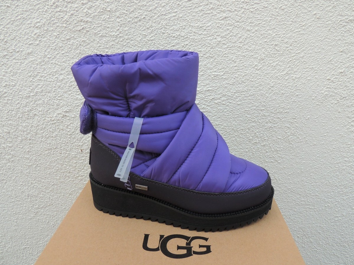 UGG MONTARA VIOLET BLOOM WATERPROOF PUFFER WINTER BOOTS, WOMEN US 