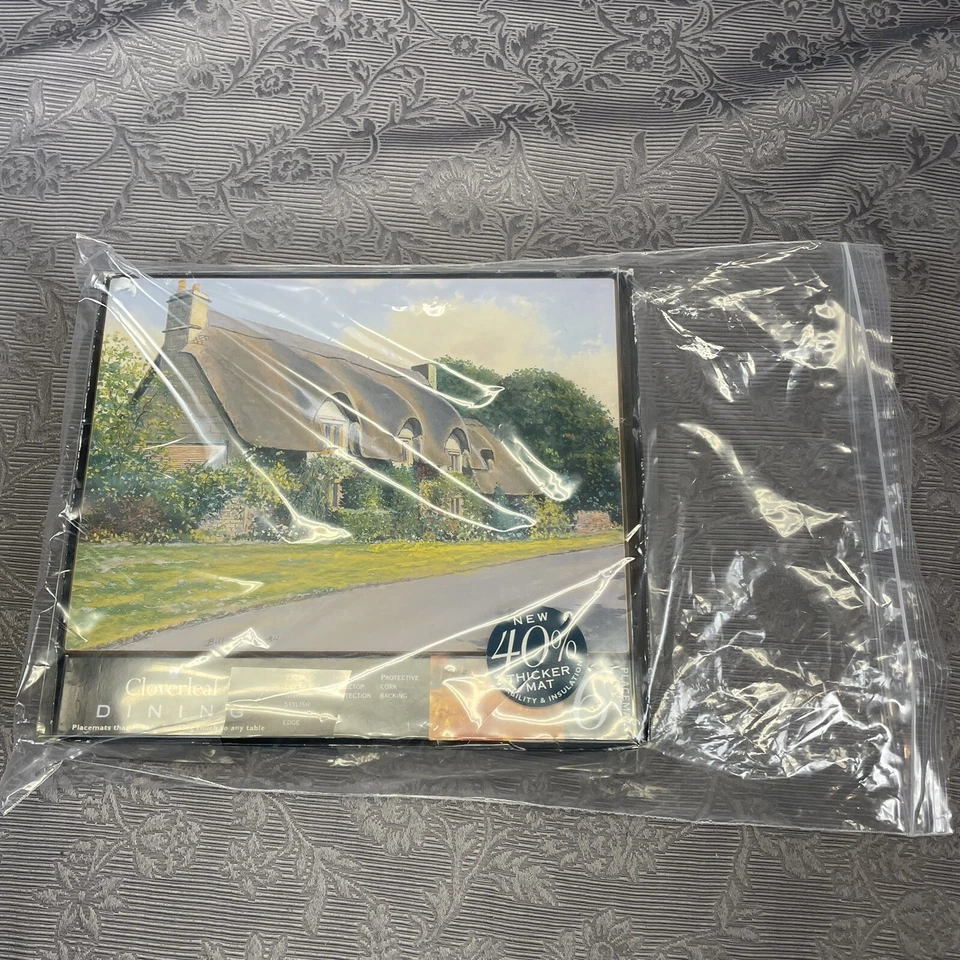 Clover Leaf Cottages Bill Cockburn Six Cork Back Table Placemats - Image 2 of 4