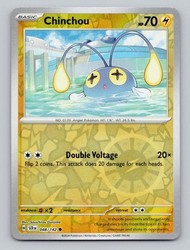 Chinchou 048/142 Stellar Crown Reverse Holo