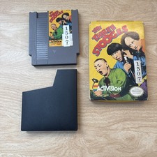 THE THREE STOOGES 1988 Nintendo Game Cartridge In Box