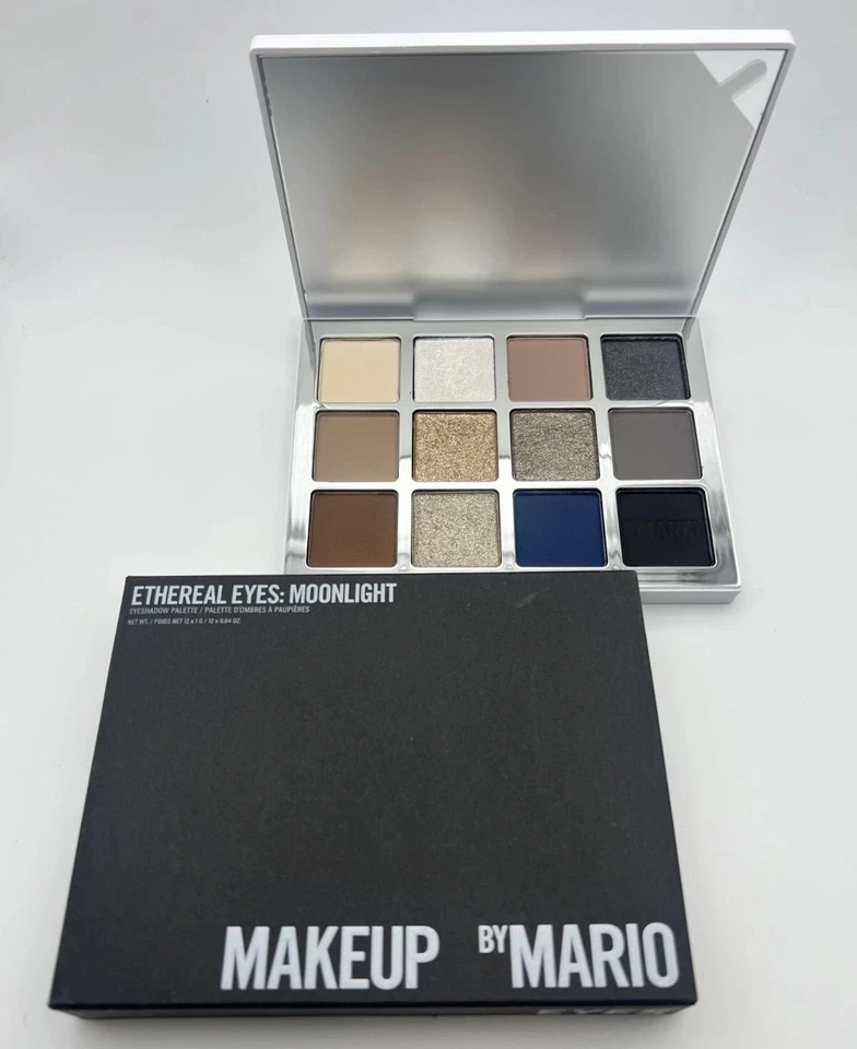 MAKE-UP BY MARIO Ethereal Eyes Moonlight Lidschattenpalette 12 x 0,04 Unzen, BRANDNEU