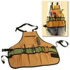 16 Compartment Tool Apron Smock for Crafts Hobby Carpenter Woodworker Painter