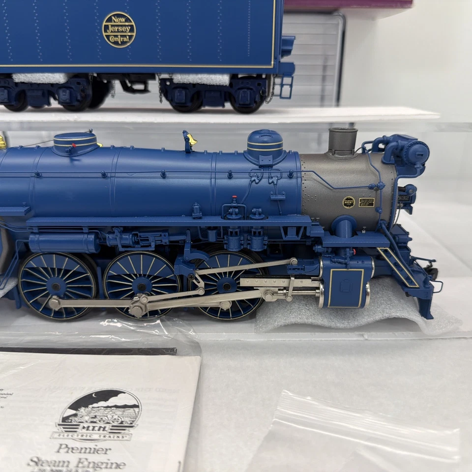 MTH Premier 20-3461-1 Jersey Central Blue Comet 4-6-2 P47 Baldwin PS.3 O New 832 - Image 3 of 4