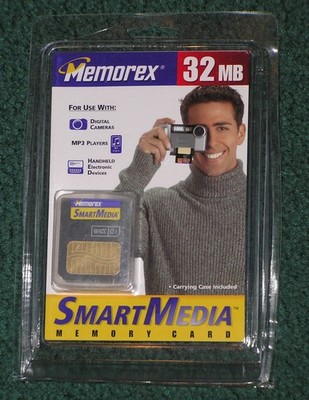32MB Genuine Memorex SmartMedia Memory Picture Storage Smart Media Card Sealed