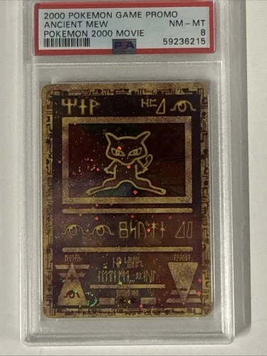 Pokémon Ancient Mew Promo Holo PSA 8 2000 Movie 1 Basic Wizards TCG English