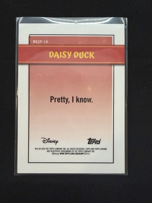 2026 Topps Neon Daisy Duck #MSSP-14 Mickey Shorts Short Print
