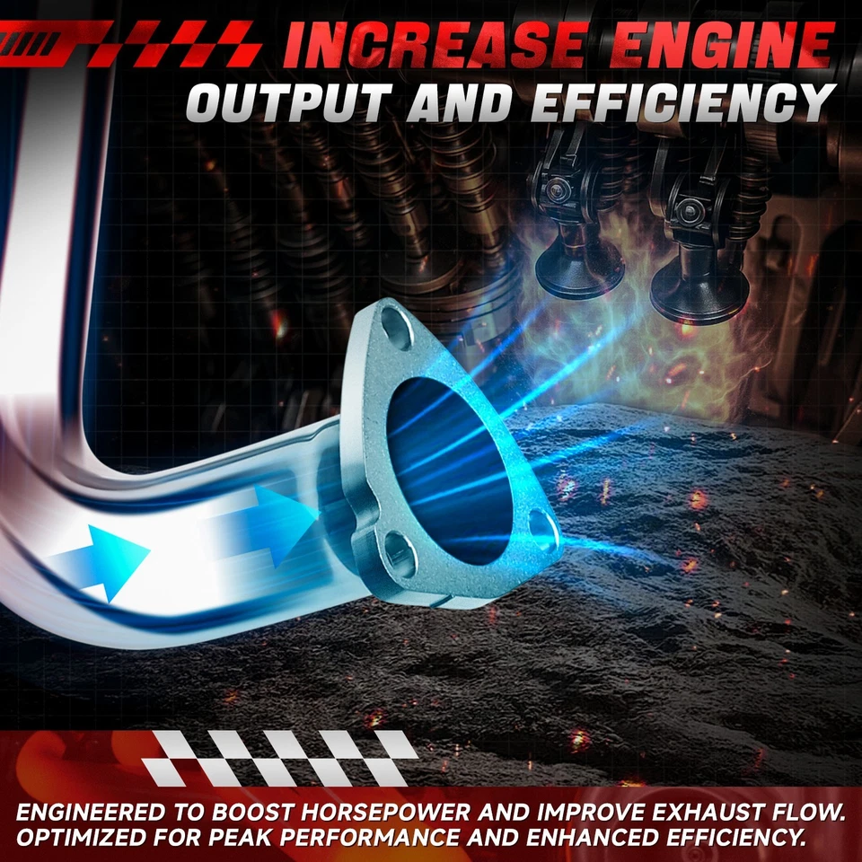 Colector de cabezal de escape de acero inoxidable de 2,2 L para Chevy S10 GMC Sonoma 1994-2003 Foto 3 de 4