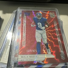 2024 Panini Donruss Elite - Rookies Malik Nabers #196 Aspirations Shimmer /875 