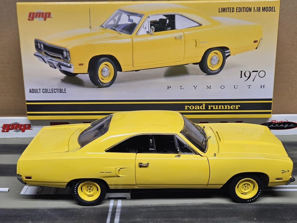 GMP ACME 1:18 1970 PLYMOUTH ROAD RUNNER LEMON TWIST 383 Foto 4 de 4