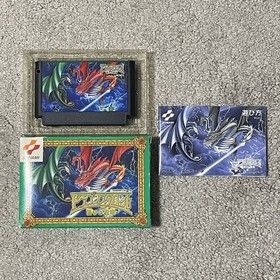 Dragon Scroll W/Box Manual Famicom FC NES Retro Rare Good Used Game NTSC-J JP
