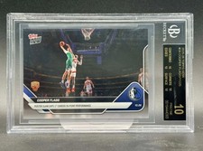 2025-26 Topps NOW NBA COOPER FLAGG RC 20-Point Game #28 BGS 10 BLACK LABEL