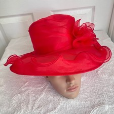 Red Formal Hats for Women for sale - eBay display picture 1