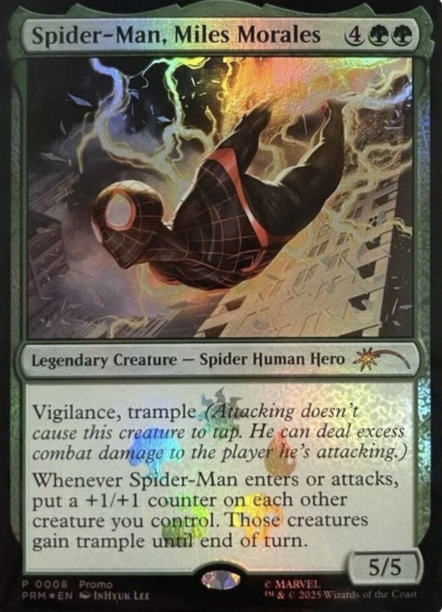 Spider-Man, Miles Morales - Promo - Foil NM - Magic The Gathering