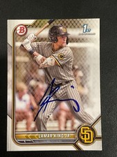 Lamar King Jr. Signed Card 2022 1st Bowman In Person (IP) Autograph Auto