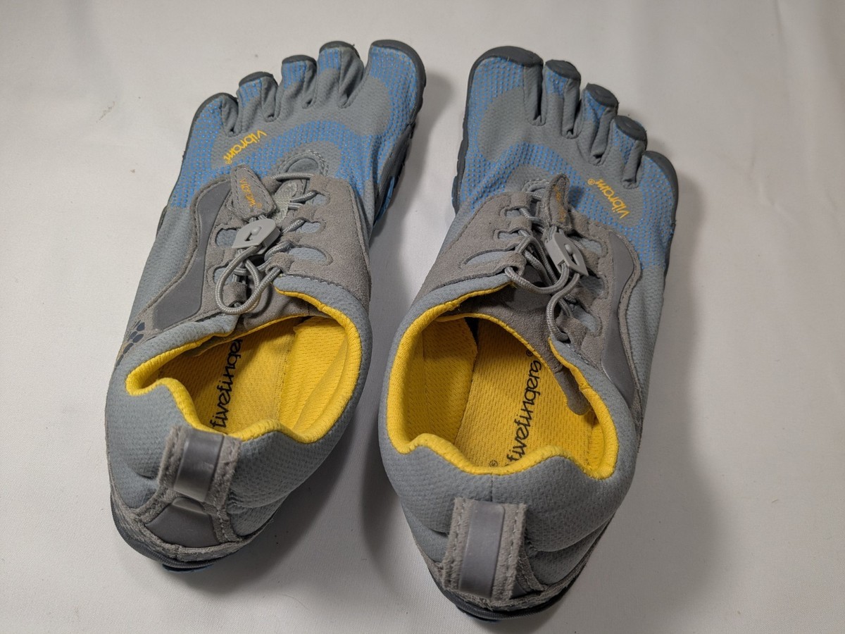 VIBRAM V TRAIN 2.0 FIVEFINGERS WOMENS SHOES SIZE 6 GRAY / BLACK