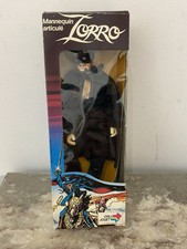 MANNEQUIN ZORRO VINTAGE NEUF EN BOITE ORLI JOUET ANNÉE 80 JAMAIS JOUÉ ! RARE