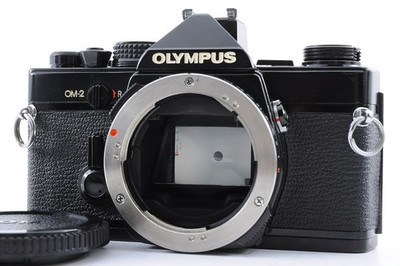Olympus OM-2 Black 35mm Film Camera Body [Meter Works Near MINT++] From JAPAN