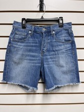 Veronica Beard Denim Shiloh Relaxed Shorts Mid Rise Size 25/0