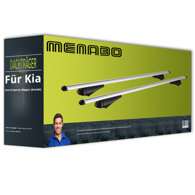Menabo Tiger - Dachträger - Alu - für Kia Cee'd Sporty Wagon (Kombi) Typ CD NEU