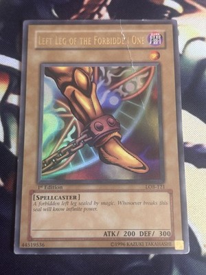 Yugioh: Left Leg Of The Forbidden One - LOB-121 - Ultra Rare - 1st Edition HP